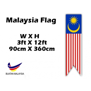 FM312 3x12ft Malaysia Flag**